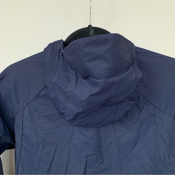 Mammut Navy Blue Full Zip Windbreaker with Hood Size XS - Picture 11 of 14